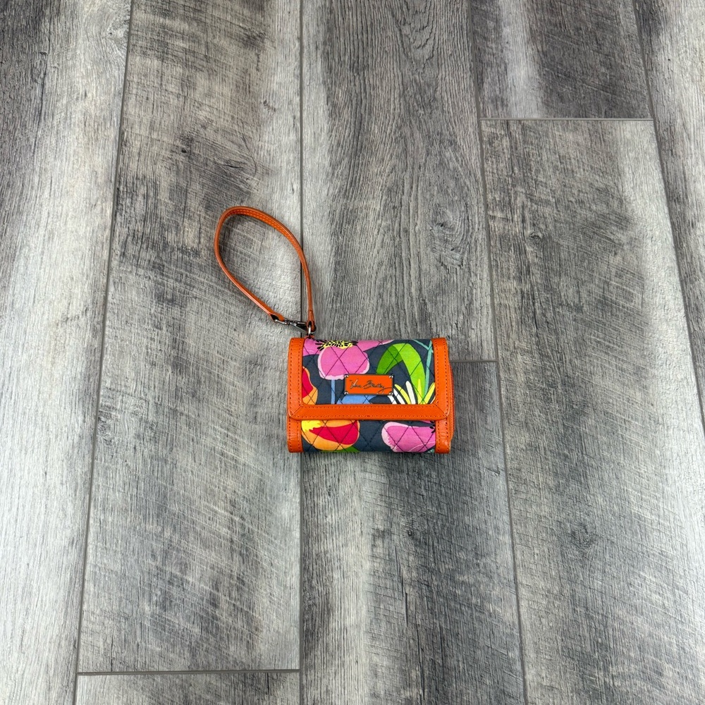 Vera Bradley Orange Anniversary Wristlet Wallet
